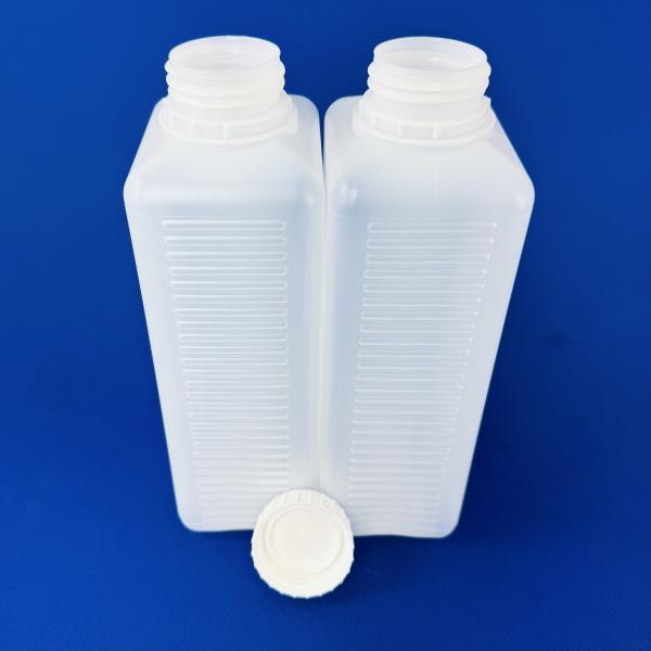 1000 ml Vierkantflasche HDPE natur eckig 50gr (ab 0,34/Stück inkl. Versand)